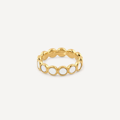 Mother of Pearl Eternity-Ring
