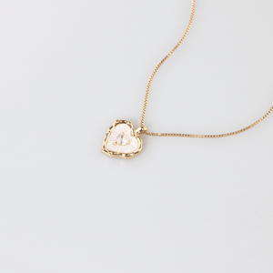 Mother of Pearl Heart-Necklace