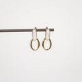 Nerida Mother of Pearl Hoop Earrings