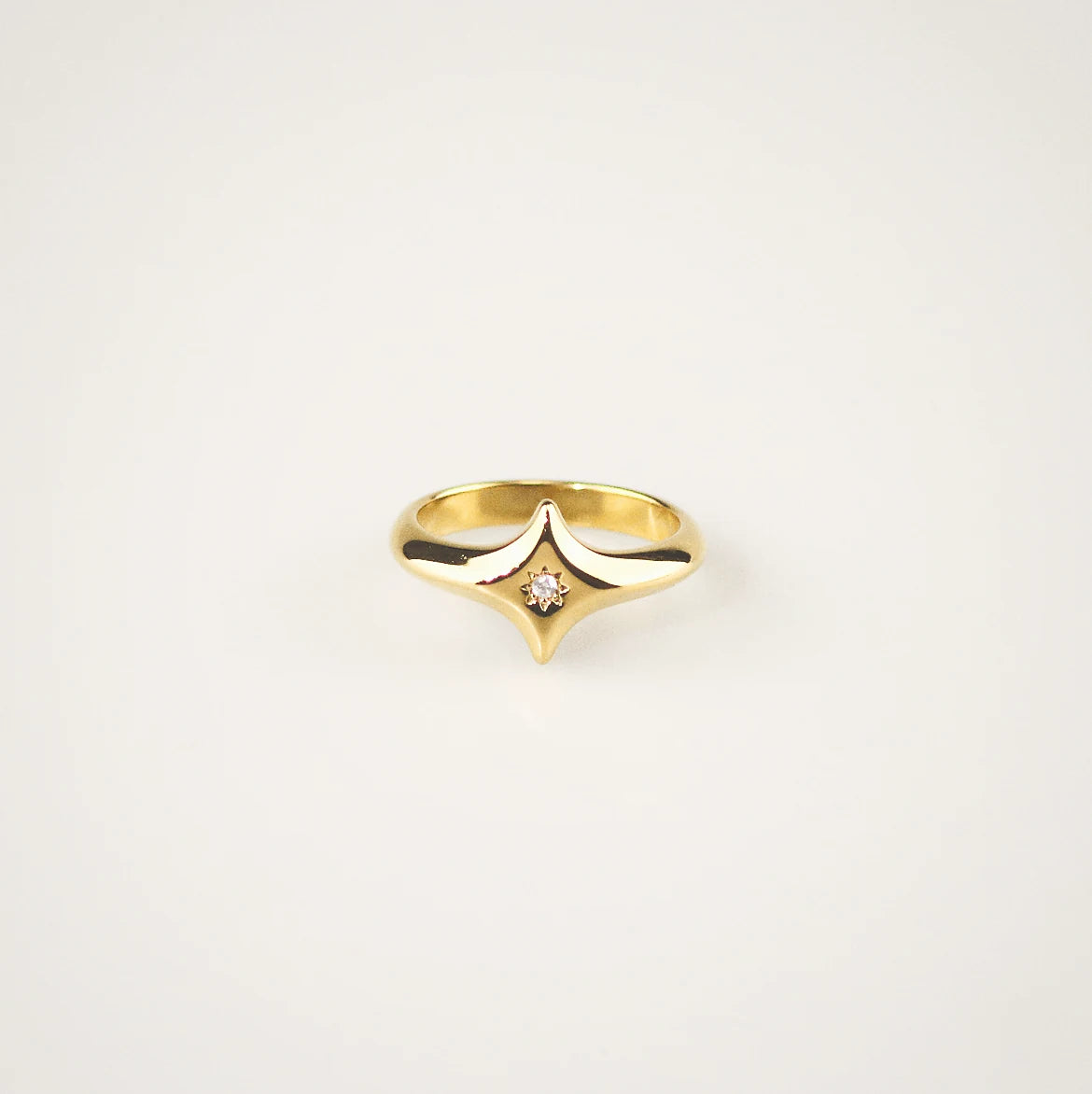 north star ring gold