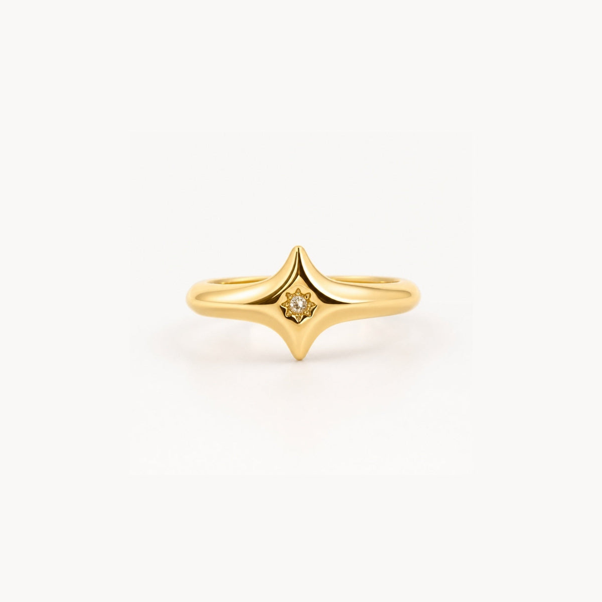 north star ring gold