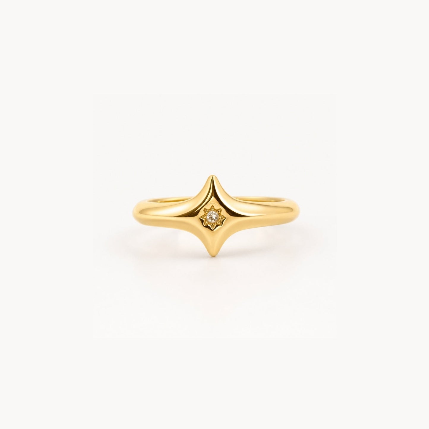 north star ring gold