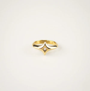 north star ring gold
