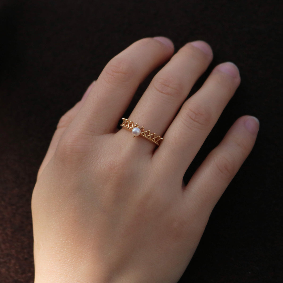 Stackable Gold Plated Sterling Silver Ring Set