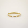 Waterproof Pearl Bangle Bracelet – Gold Plated Stainless Steel