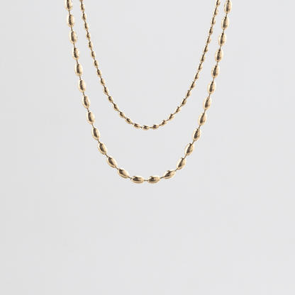 Rice Bead Necklace Set