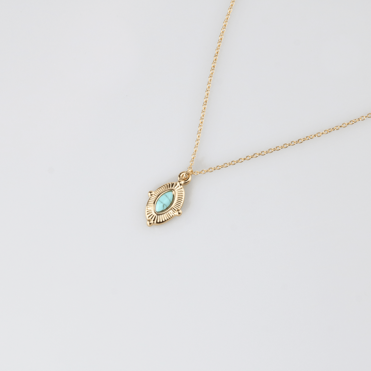 Royal Marquise Turquoise -Necklace