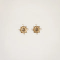 Royal Medallion Stud Earrings