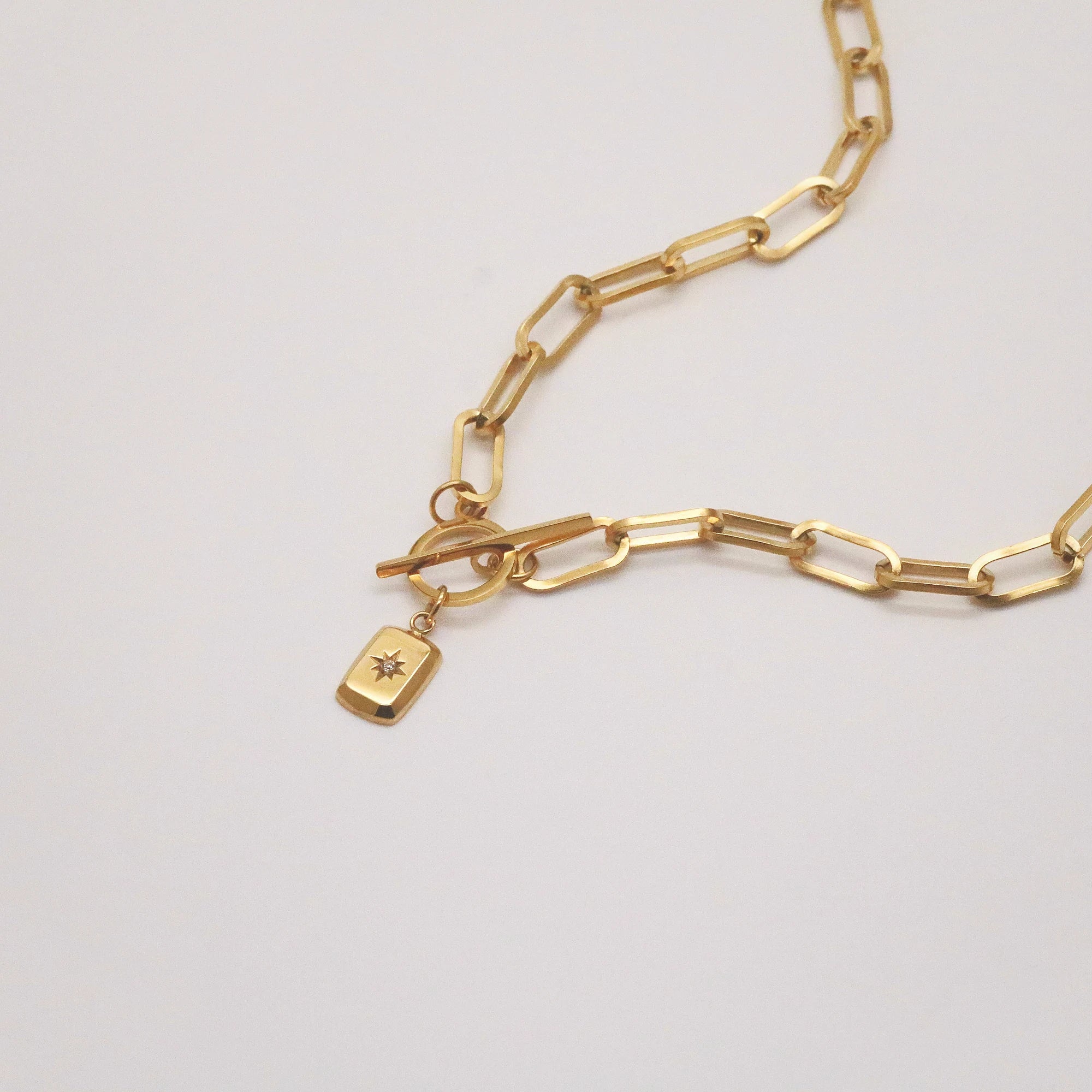 Starburst toggle necklace