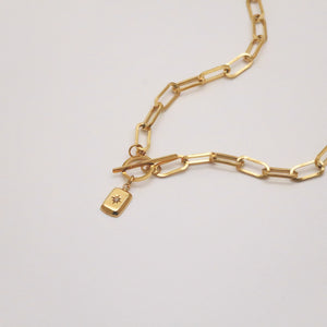 Starburst toggle necklace