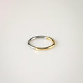 Meideya Mixed Thin Ring — Two-Tone Gold & Silver Stacker