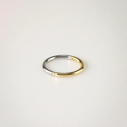 Mixed Thin Ring, waterproof 18k gold-plated stainless steel