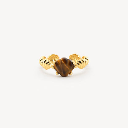 Ocean Spirit Ring, 18k gold-plated