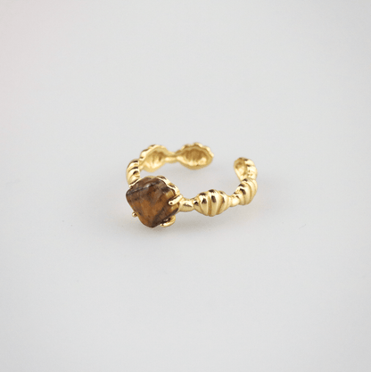 Ocean Spirit Ring, 18k gold-plated