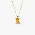 Solar Pendant Necklace - 18k Gold Plated Waterproof Jewelry