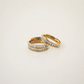 Meideya Eden CZ Eternity Ring Set – 2-Piece Stack