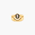 Hugo Ring - Black Mother of Pearl