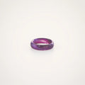Purple Jade Band Ring - Hypoallergenic 316L