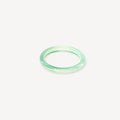 Mint Green Jade Stacking Ring – Hypoallergenic 316L