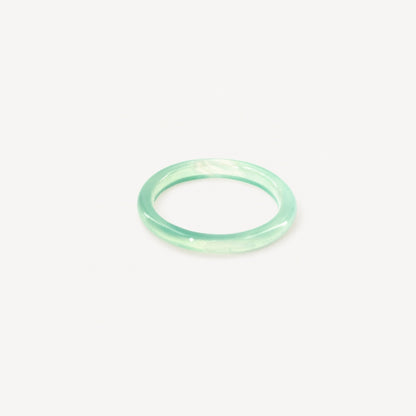 Mint Green Jade Stacking Ring