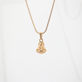 Gold Laughing Buddha Pendant Necklace - Waterproof