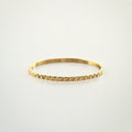 Pyramid Bangle – Waterproof Gold Stainless Steel Bracelet