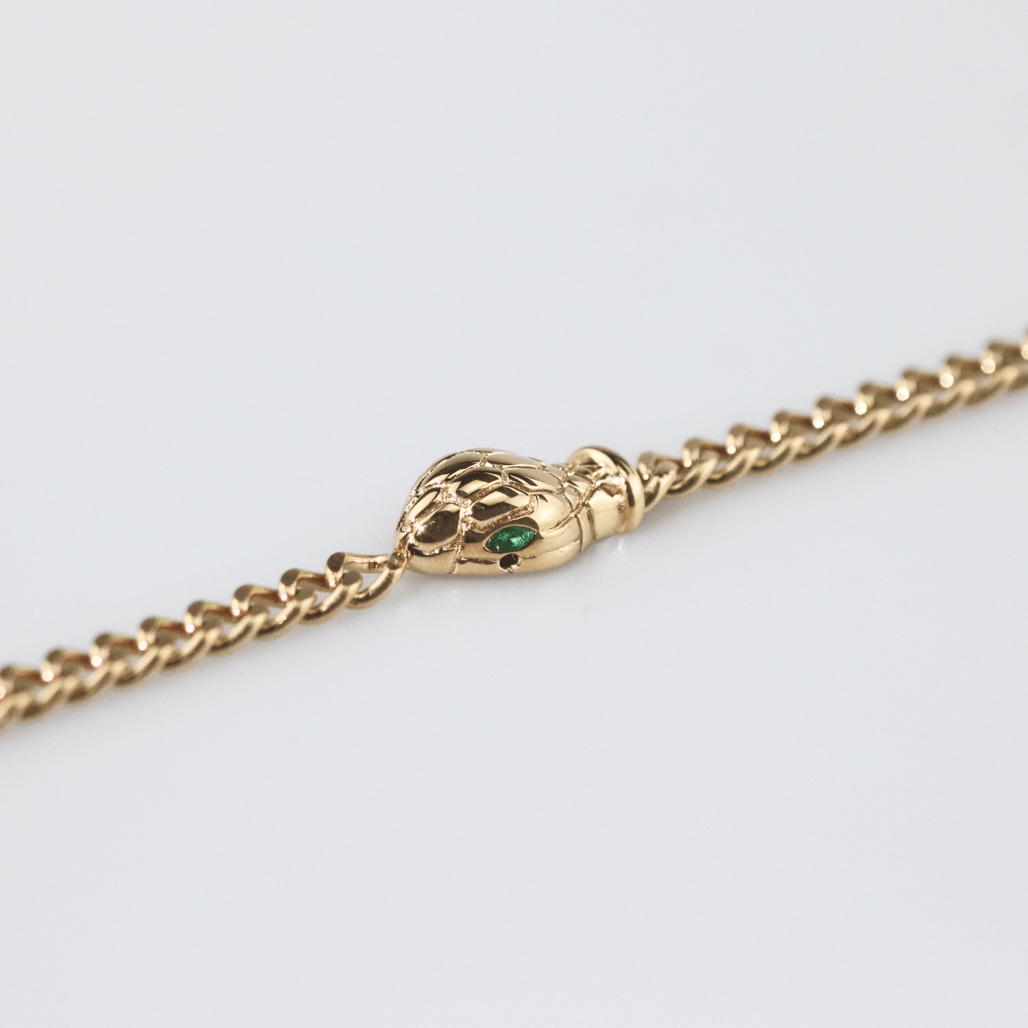 Snake Head-Chain Bracelet