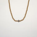Solitaire Beaded Necklace