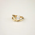 Meideya Jewelry Solitaire Unite Curve Ring