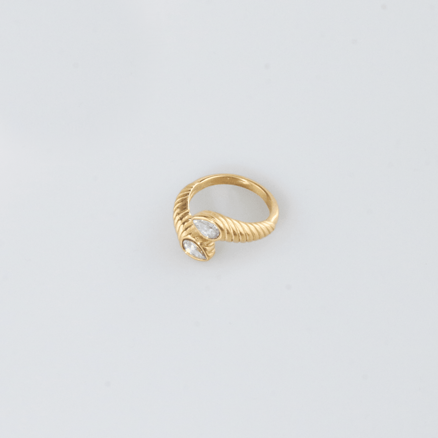 Spiral CZ Bypass - Ring