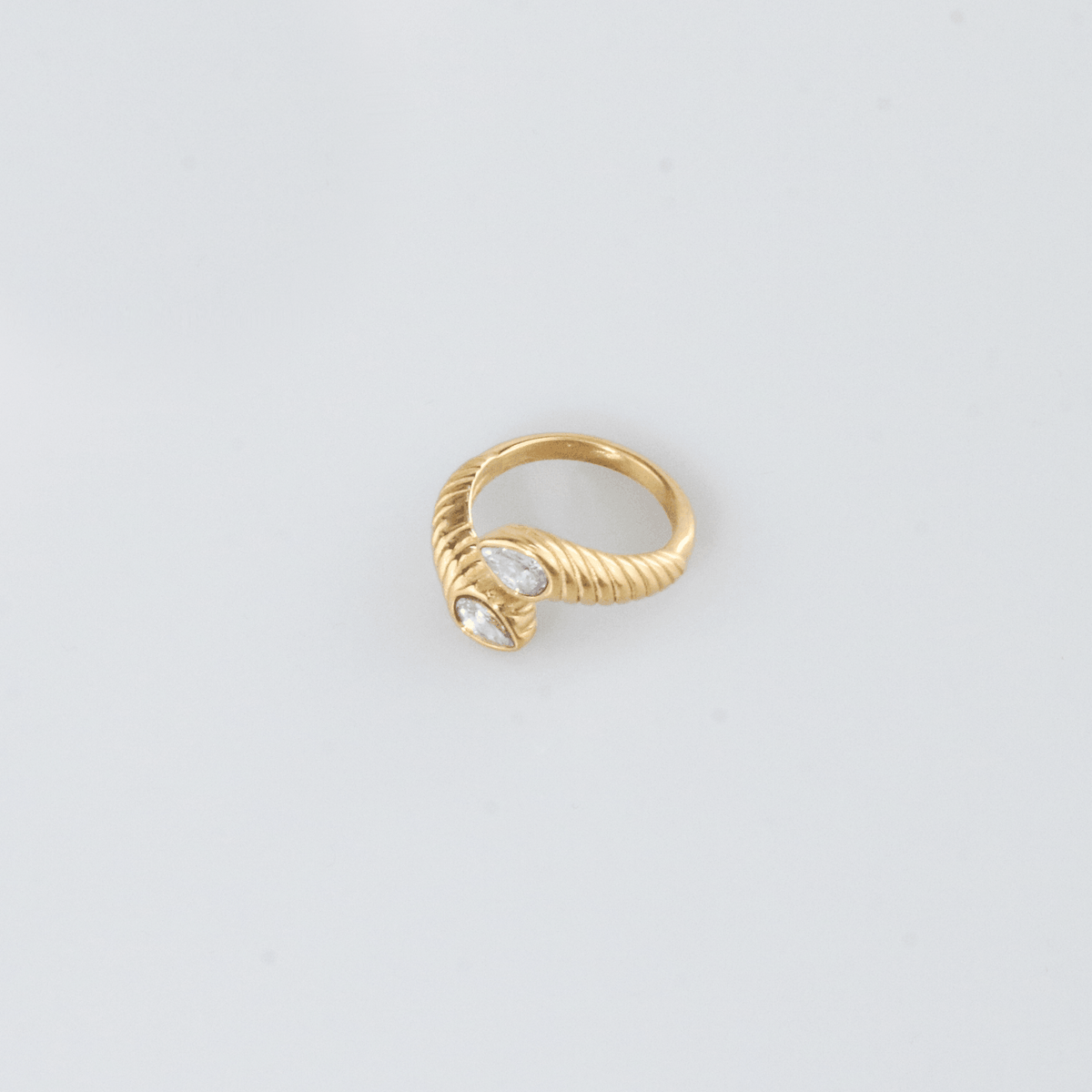 Spiral CZ Bypass - Ring