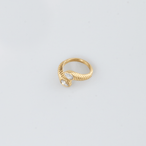 Spiral CZ Bypass - Ring
