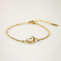 Meideya jewelry Teardrop Curve Bracelet