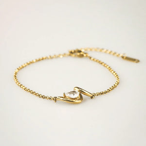 Meideya jewelry Teardrop Curve Bracelet