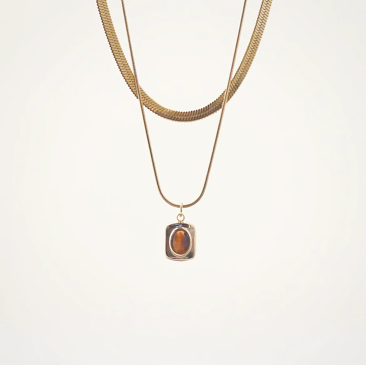 tiger's eye necklace