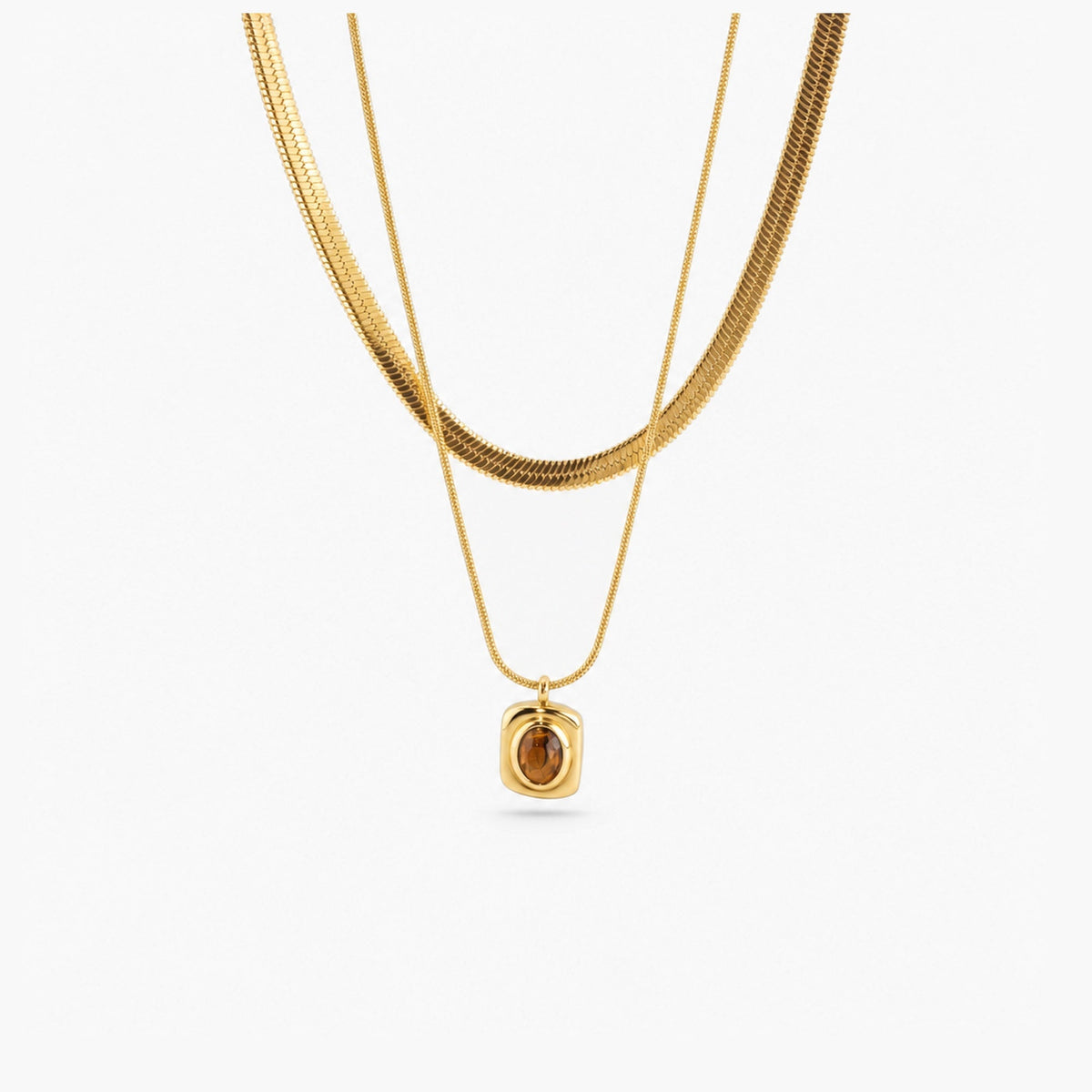tiger's eye necklace