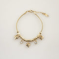 Triple Hearts Charm Bracelet