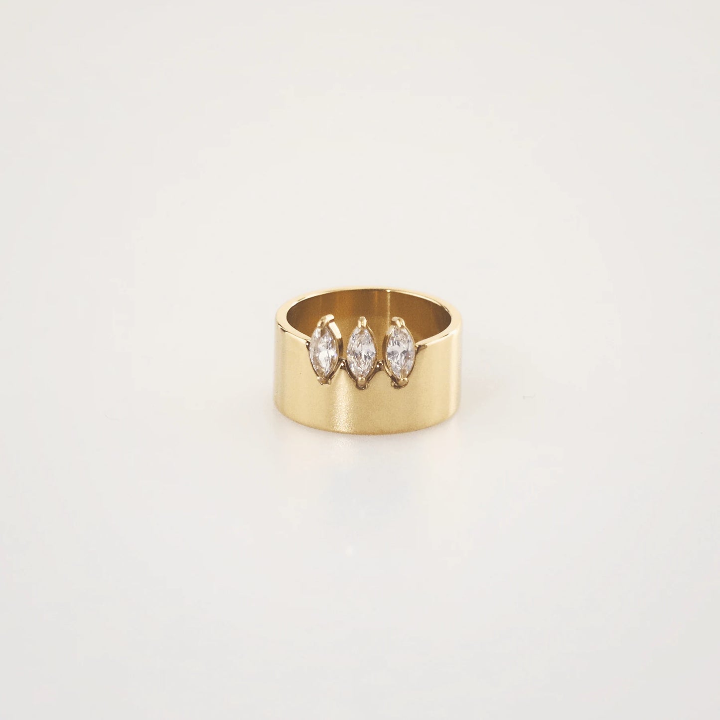 Triple Marquise CZ Band Ring