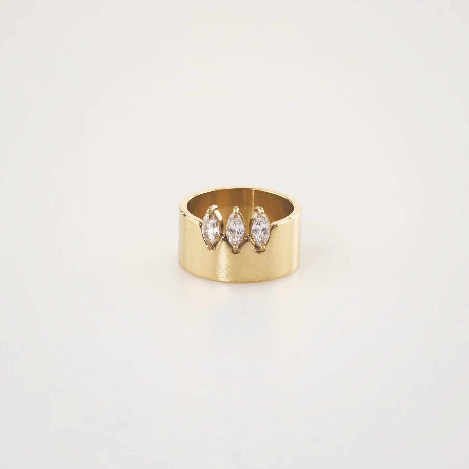 Triple Marquise CZ Band Ring
