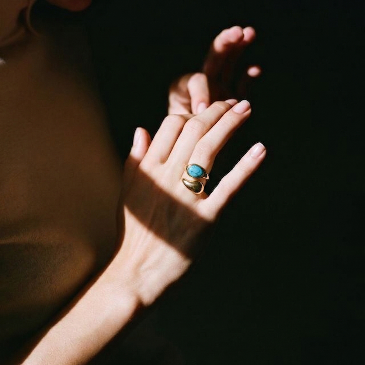 Turquoise Bypass Ring1