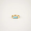 gold turquoise ring