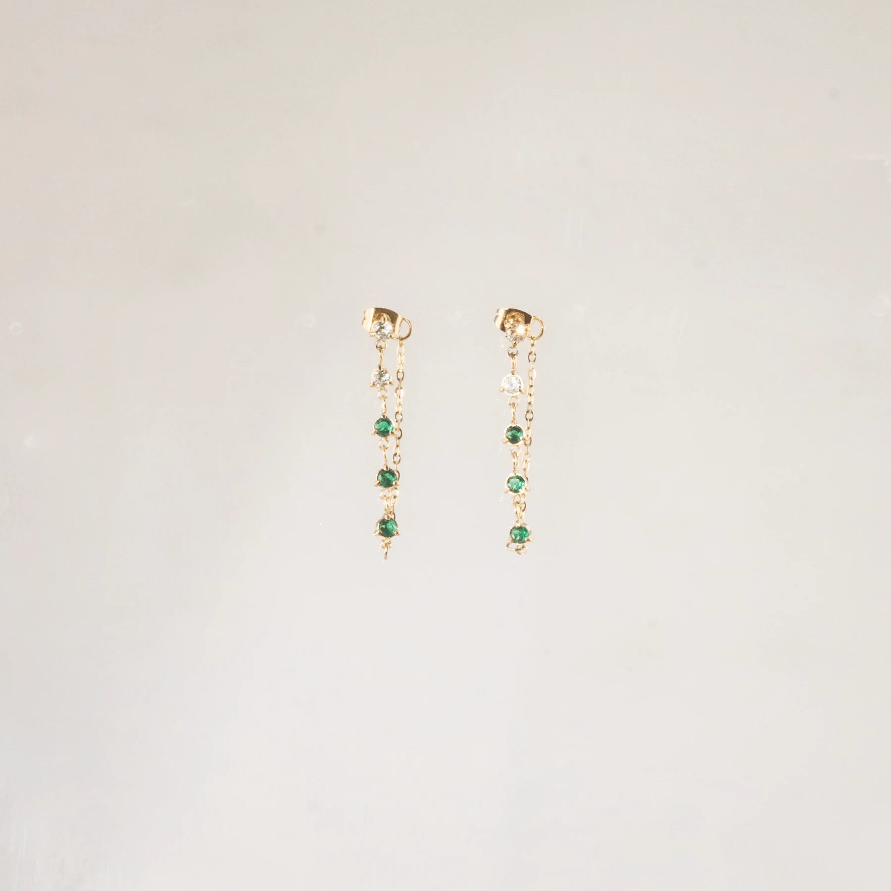 Twinkling Chain Earrings