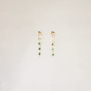 Twinkling Chain Earrings