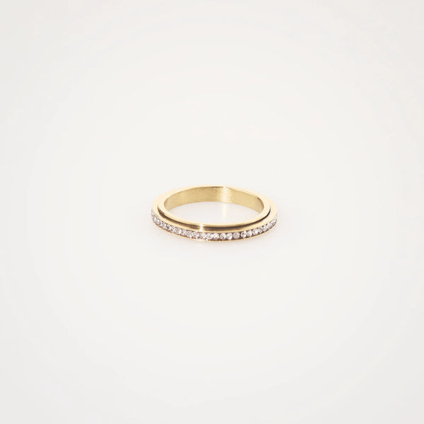 Twinkling Eternity Fidget Ring – Hypoallergenic 316L