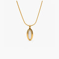 Vintage Mother of Pearl Pendant Necklace – Stylr