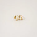 White Baguette Ear Cuff
