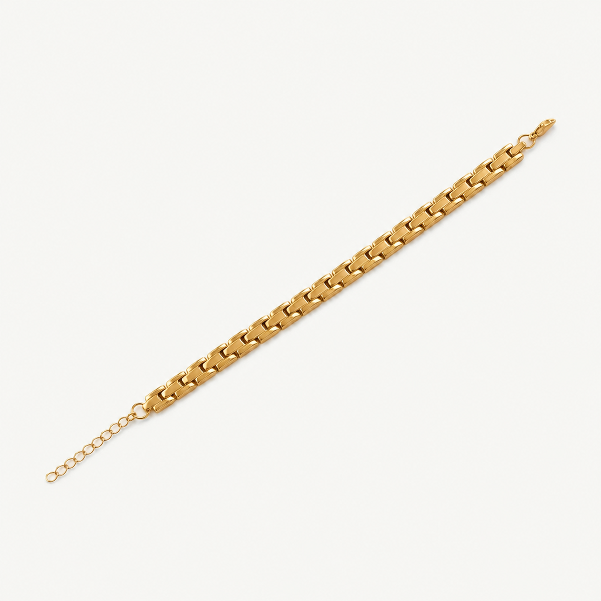 Aleah Watch Band Bracelet in 18k Gold Plated Stainless Steel
