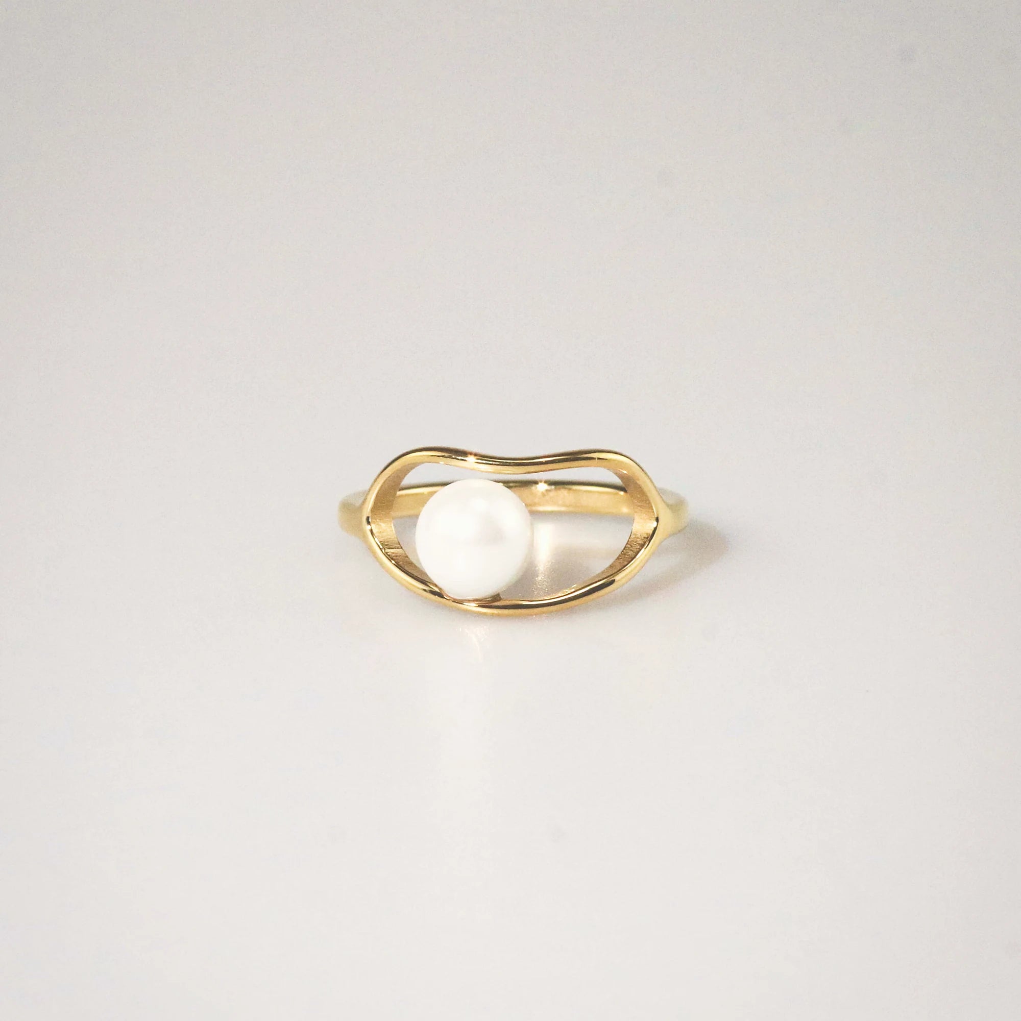 meideya jewelry pearl enbrace ring