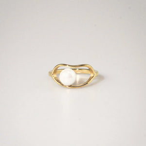 meideya jewelry pearl enbrace ring