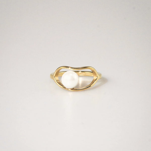 Tarnish-Free Waterproof Pearl Ring - Stylr